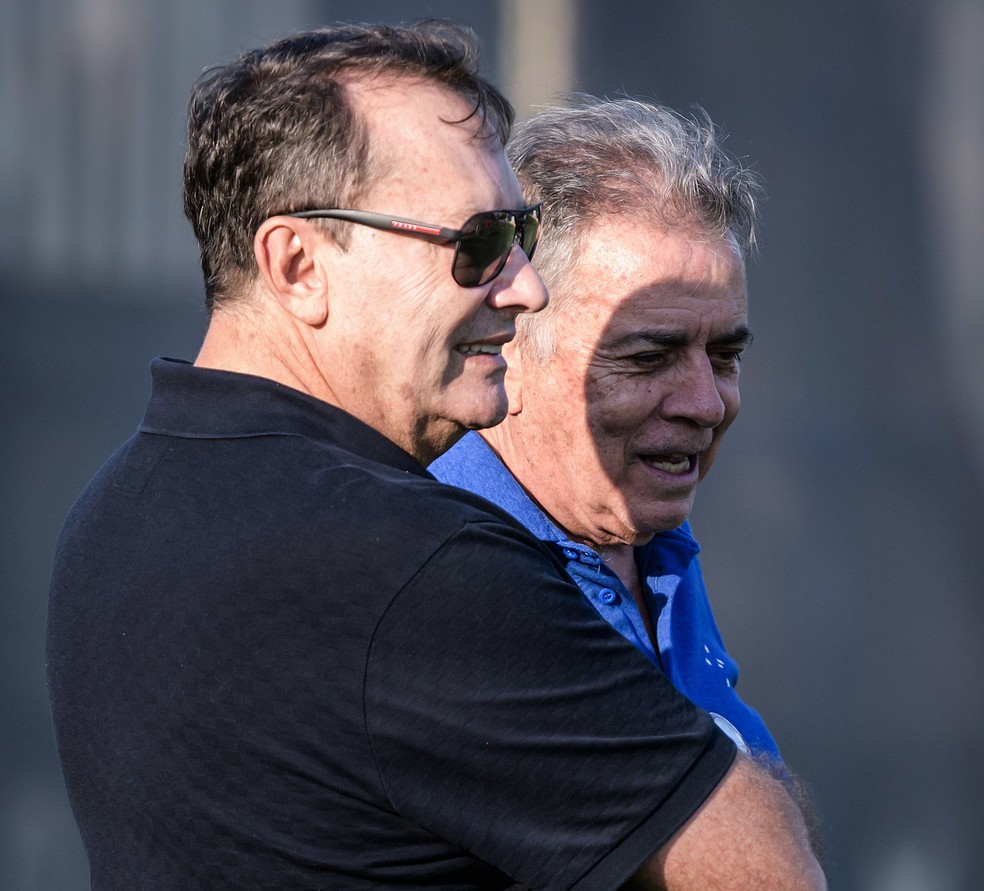 Pedro Lourenço e Paulo Pelaipe — Foto: Gustavo Aleixo/ Cruzeiro