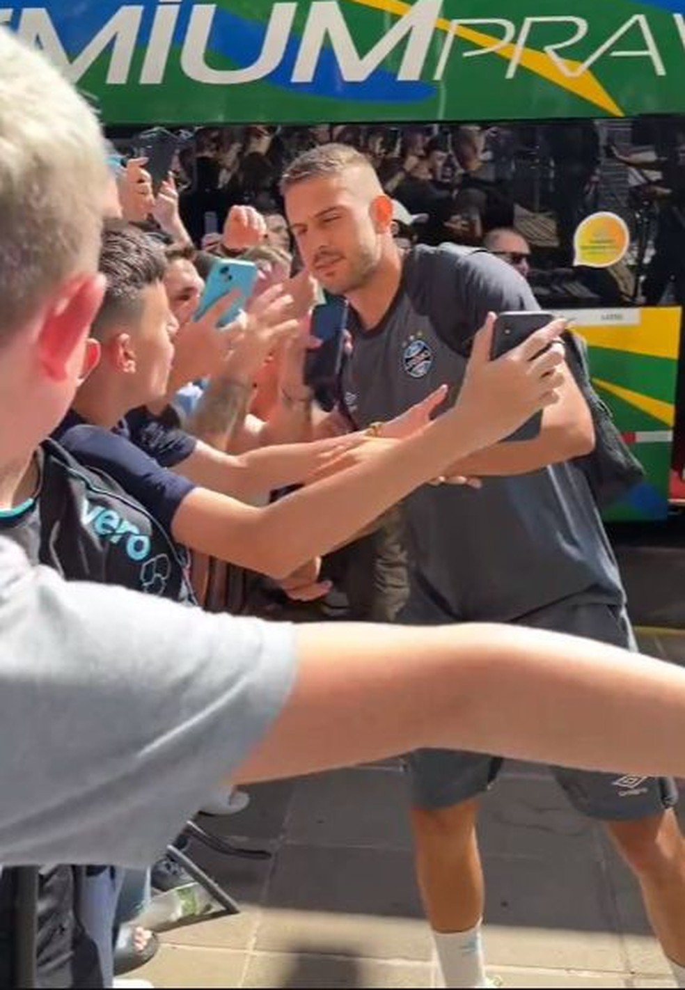 Bruno Uvini, Grêmio — Foto: Reprodução/Grêmio