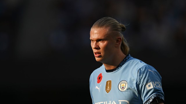 Haaland marca o gol do Manchester City contra o Southampton