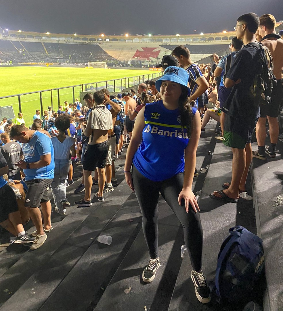 Ana Basso superou agruras para vencer a histórica vitória do Grêmio — Foto: Arquivo pessoal