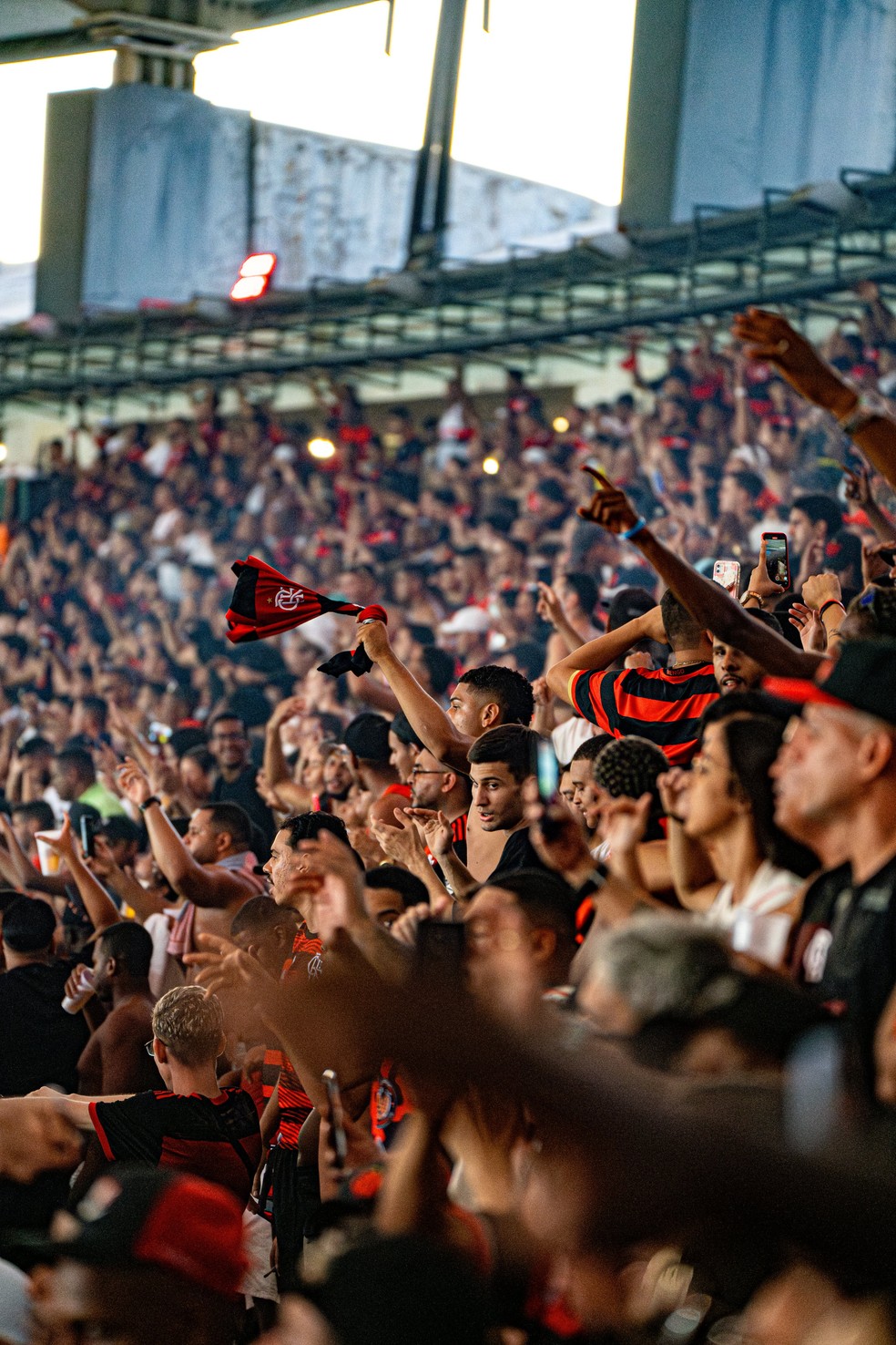 Torcida do Flamengo no Maracanã — Foto: Vítor Melo / Flamengo