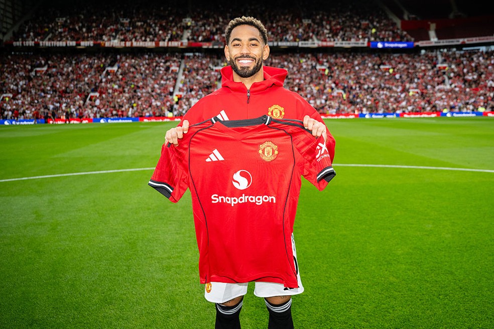 Matheus Cunha custou ao Manchester United mais de 72 milhões de euros — Foto: Getty Images