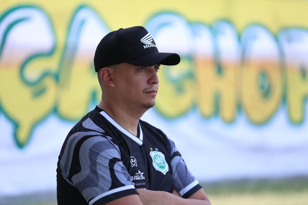 Felipe Soares, t�cnico do Nacional de Patos � Foto: �der Souza / Nacional de Patos