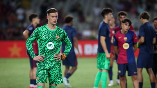 Ter Stegen faz alerta após derrota do Barcelona: "Espero que tenha sido acidente" 