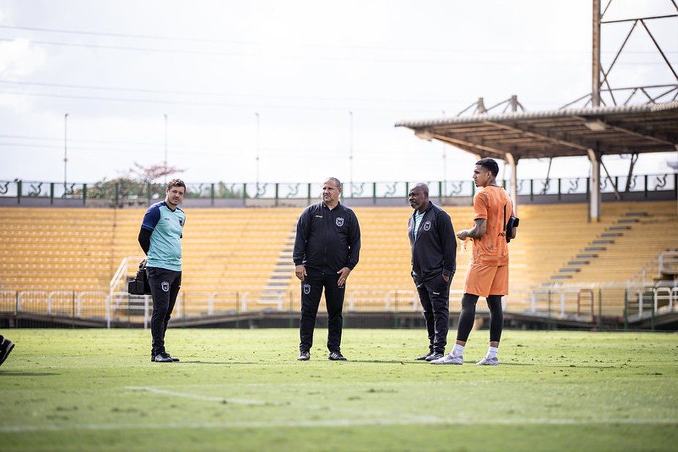 Volta Redonda durante treino sob comando de Mário Jorge — Volta Redonda 2026