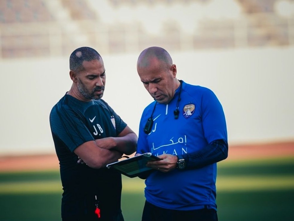José Barros trabalha com Leonardo Jardim, novo técnico do Cruzeiro, desde 2016 — Foto: Divulgação/Al Ain