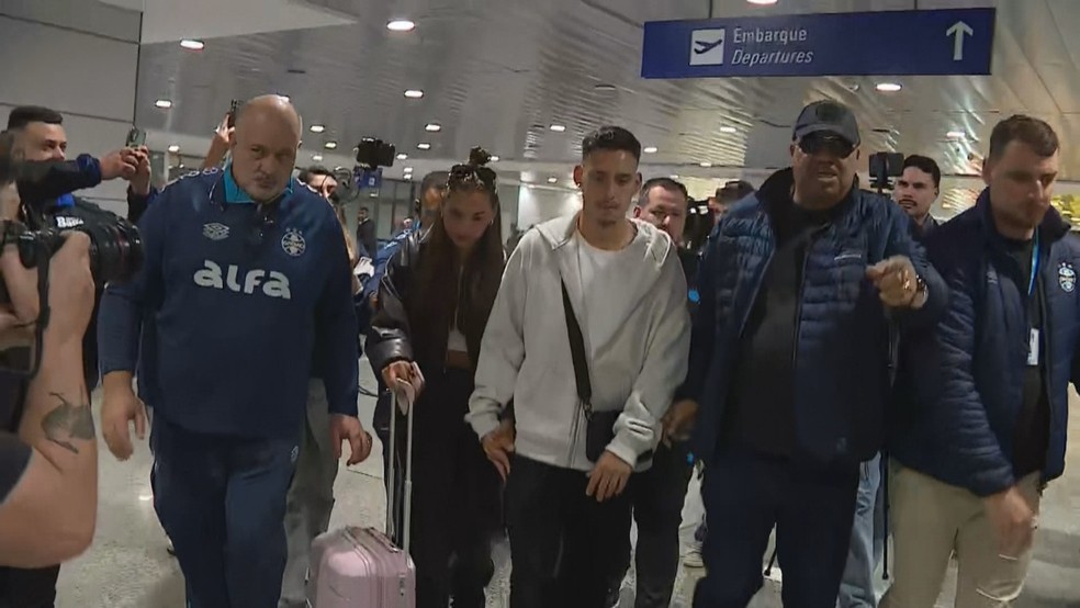 Noriega, novo reforço do Grêmio — Foto: Reprodução/Jeferson Barragama