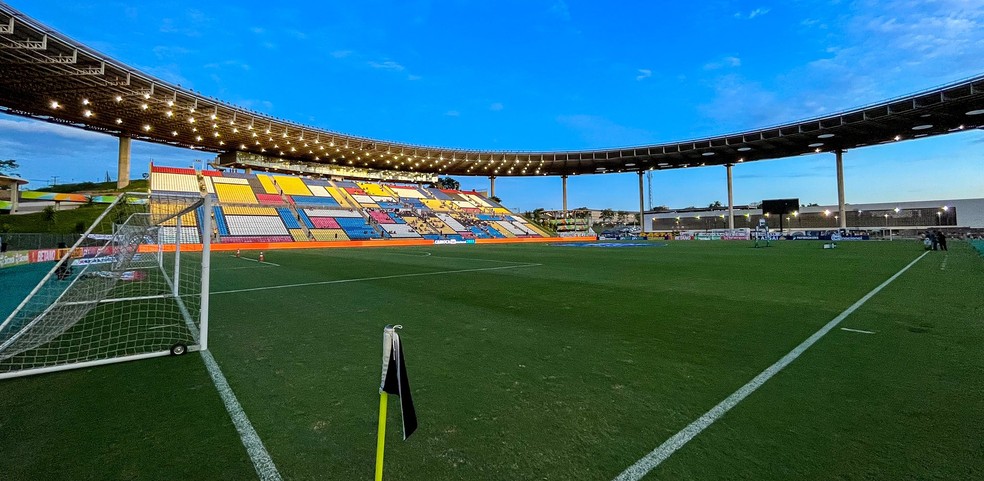 Estádio Kleber Andrade, em Cariacica, vai receber o jogo entre Cruzeiro e Fortaleza — Foto: Divulgação / CRVG
