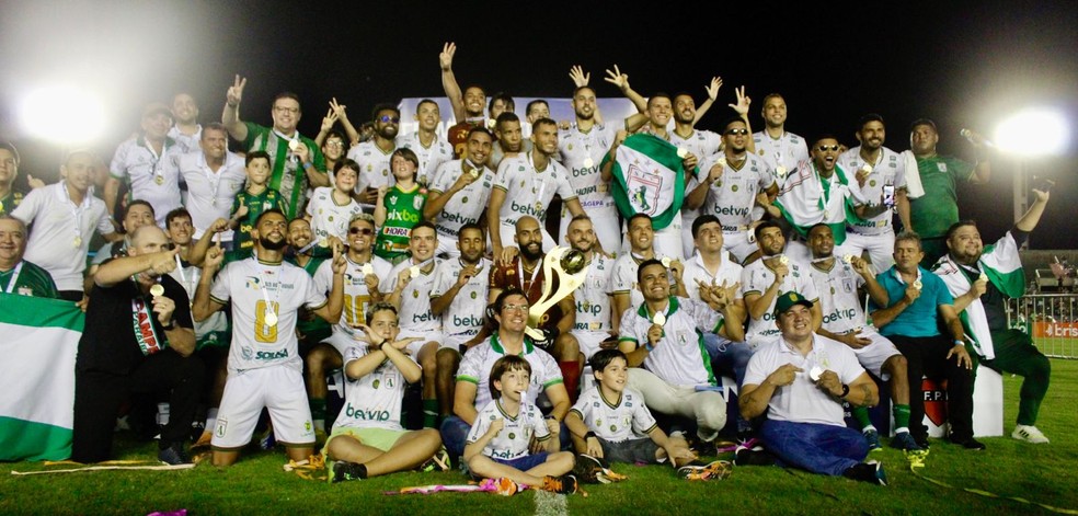 Sousa, Campeão Paraibano, Campeonato Paraibano 2024 — Foto: Wellington Faustino / FPF-PB