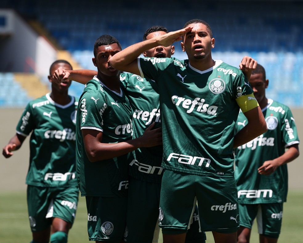 Palmeiras volta a vencer o Santos e vai à final do Paulista Sub-17, palmeiras