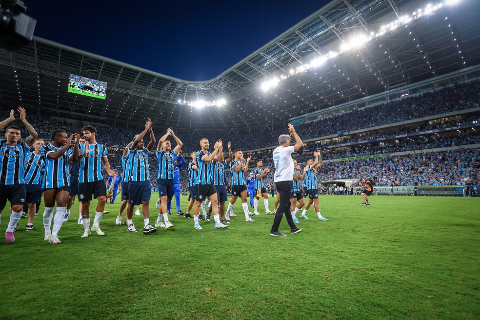 Grêmio terá sequência de jogos na Arena — Foto: Lucas Uebel/Grêmio