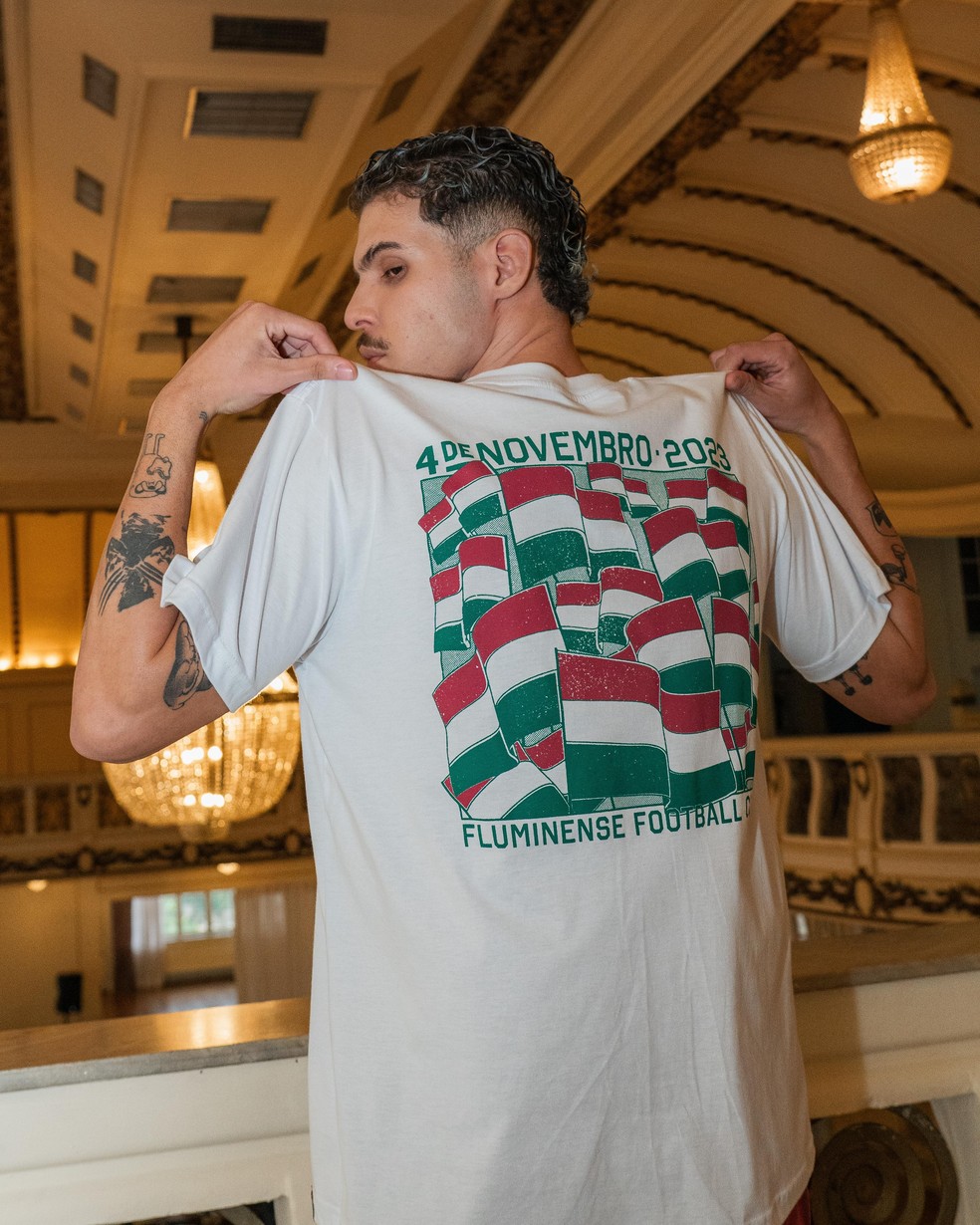 Fluminense vai lançar camisa especial em homenagem a título da Libertadores — Foto: ge