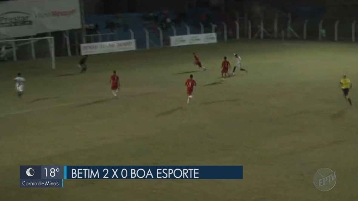 Betim Futebol vence o Boa Esporte Clube por 2 a 0 na Arena Vera Cruz