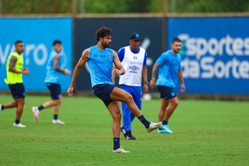 Diego Costa é principal mudança no time do Grêmio — Foto: Renan Jardim/Grêmio