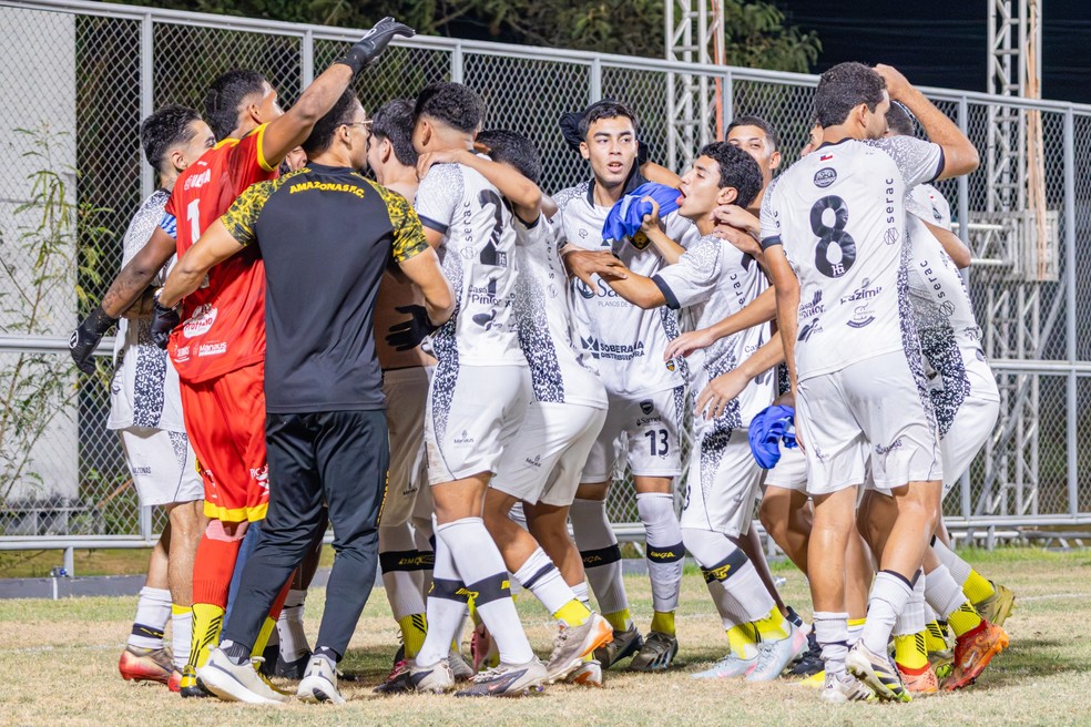 Amazonas vence o Monte Roraima na Copa do Brasil Sub-20 — Foto: Mateus Moreira/FAF
