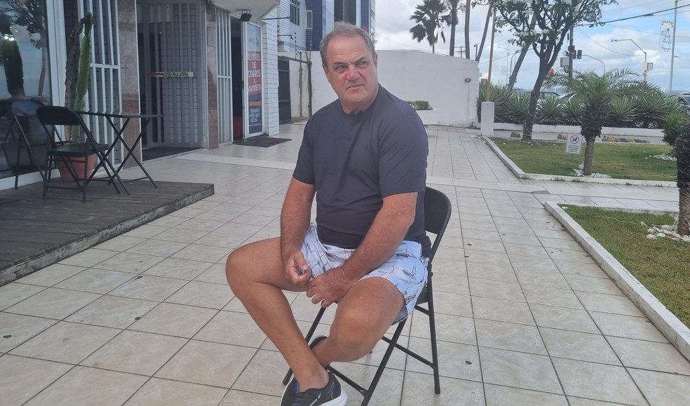 Vica, ex-treinador do ASA — Foto: Victor Mélo