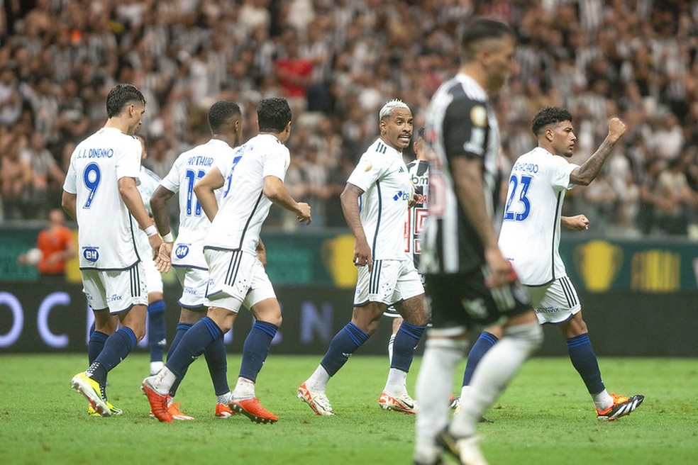 Gol do Cruzeiro — Foto: Cruzeiro
