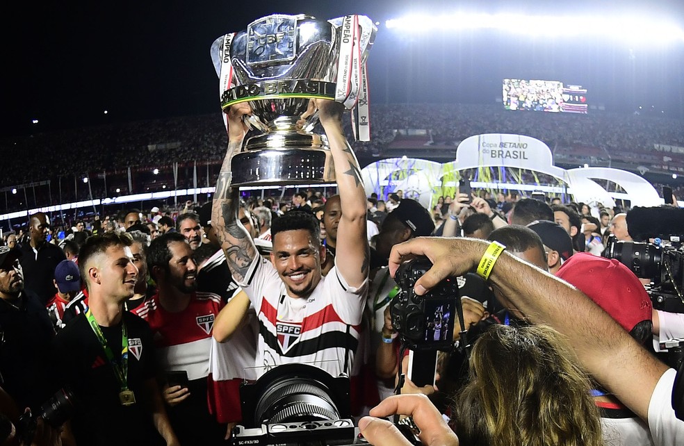 O São Paulo é o atual campeão da Copa do Brasil — Foto: Marcos Ribolli