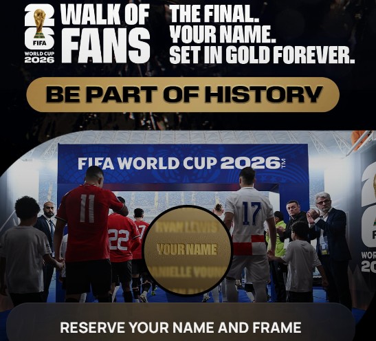 Fifa cobra mais de R$ 800 para torcedores terem nome no tapete da final da Copa do Mundo