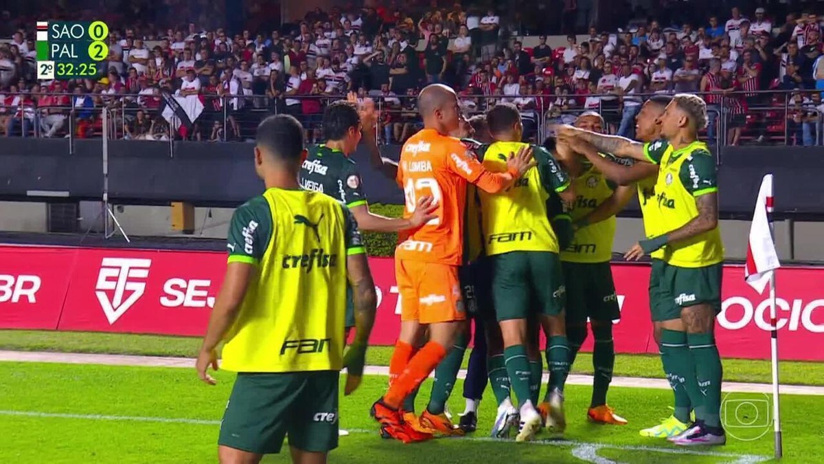 Palmeiras e São Paulo lideram jogos da TV Globo no Brasileirão; veja ganhos