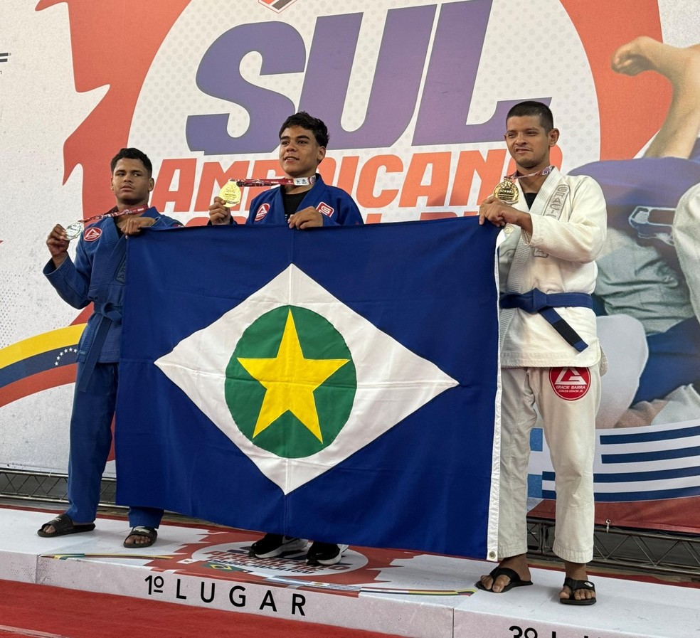 João Angelim conquista medalha de ouro no Sul-americano de Para-jiu-jitsu — Foto: Arquivo pessoal