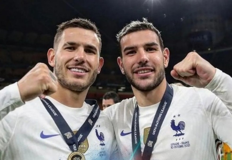 Irmãos Hernández vão disputar a Copa pela França — Foto: Reprodução