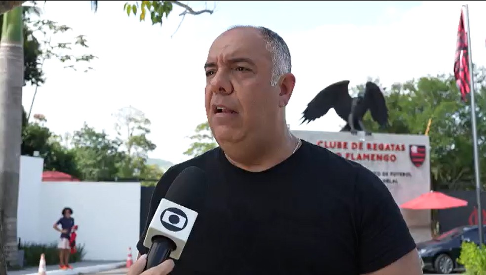 Marcos Braz dá entrevista à TV Globo após a polêmica de Gabigol