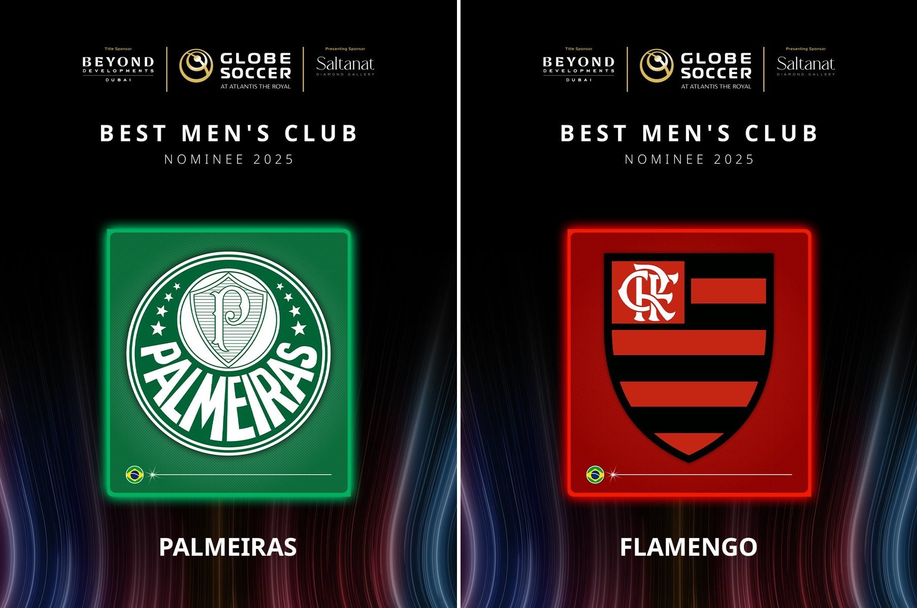 Flamengo e Palmeiras entram na briga pelo título de melhor clube do mundo; concorrentes a sobressair