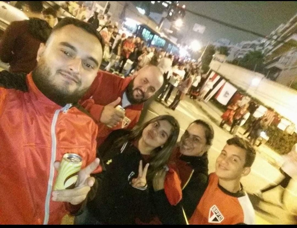 Matheus Belém frequentava o Morumbi com familiares — Foto: Arquivo Pessoal