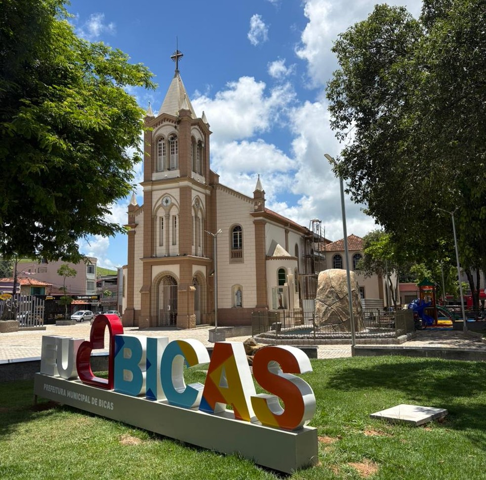 Bicas, cidade onde Danilo, do Flamengo, nasceu — Foto: Emanuelle Ribeiro