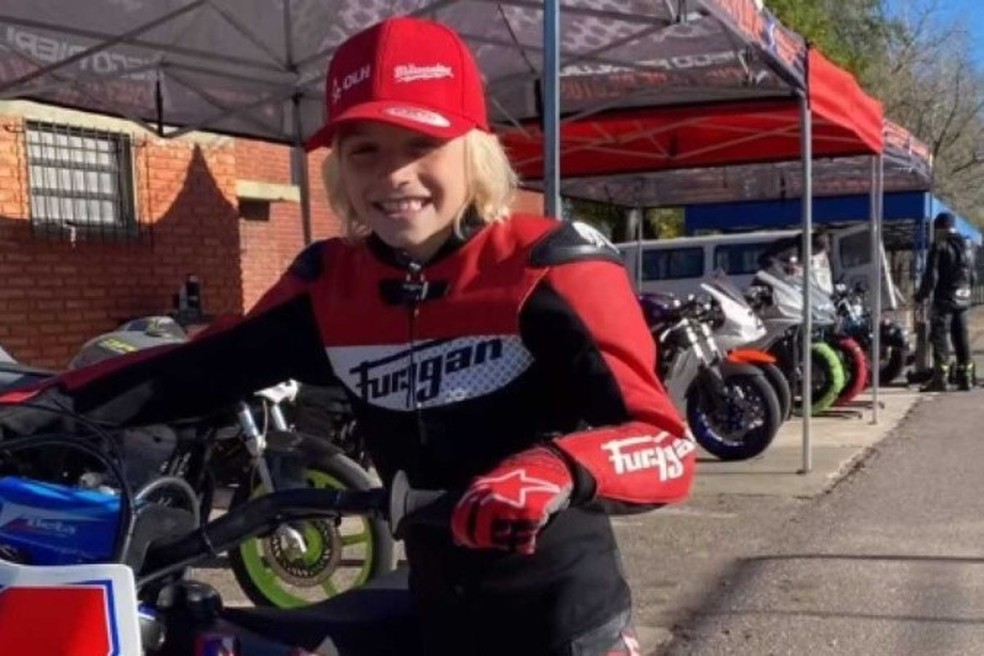 Lorenzo Somaschini morreu aos nove anos após acidente no SuperBike em Interlagos — Foto: Reprodução/Instagram