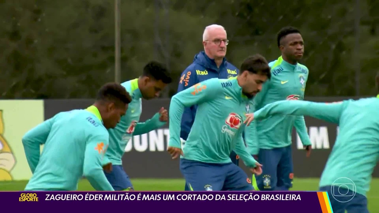 Zagueiro Éder Militão é mais um cortado da Seleção Brasileira