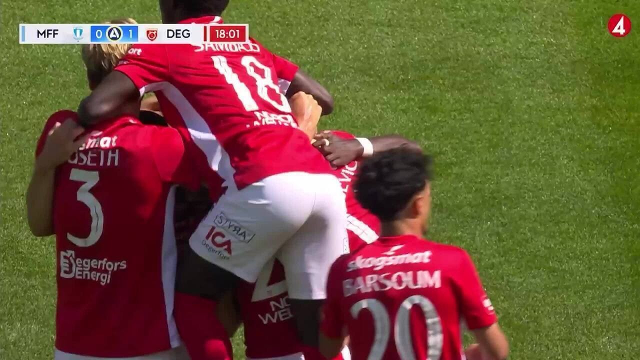 Vale Puskás? Atacante do Degerfors faz golaço de antes do meio do campo na Suécia; veja
