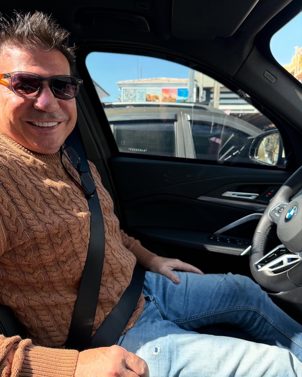 Ex-centroavante Luizão é dono de estacionamento de carros — Foto: Divulgação