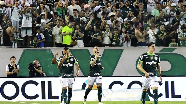 Palmeiras x Internacional, comemoração do gol de Zé Rafael