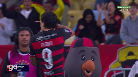 ▶️Pedro recebe lindo passe de Gerson e abre o placar para o Flamengo; assista - Programa: Tempo Real 
