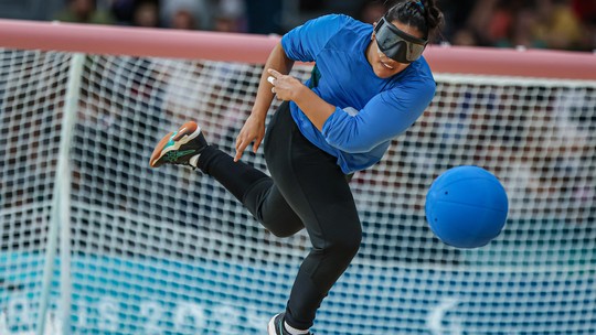 Seleção feminina vence a primeira no golbol e avança à semifinal - Foto: (Wander Roberto/CPB)