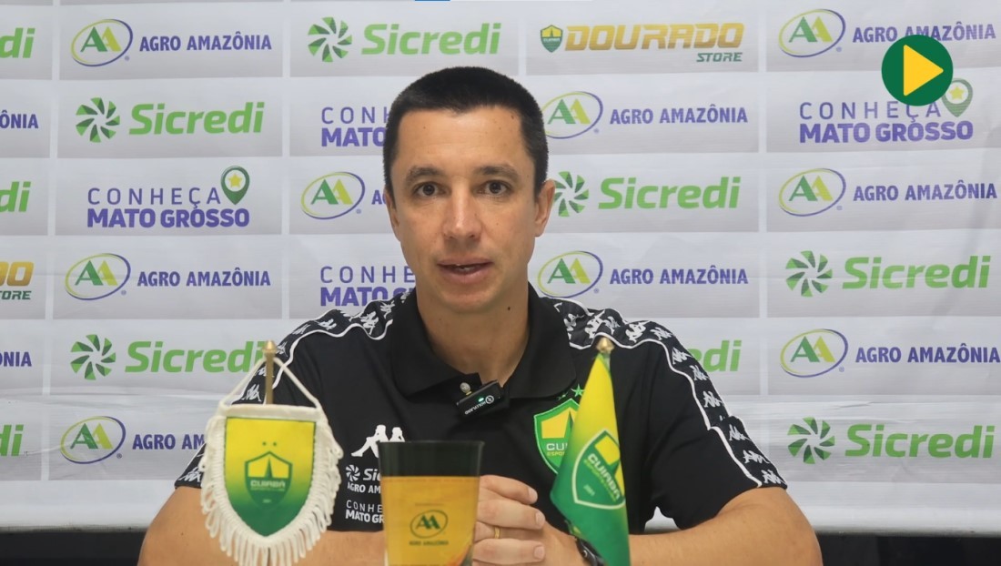 Eduardo Barros valoriza campanha do Cuiabá fora de casa na Série B: “Ainda não sofremos gols”
