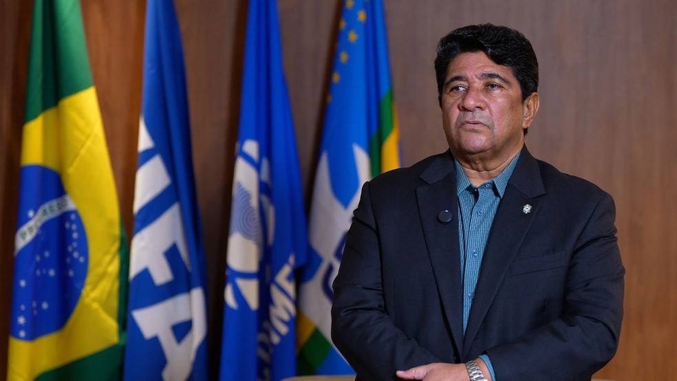 Presidente da CBF, Ednaldo Rodrigues, promete novo técnico da Seleção antes da data Fifa — Foto: Joilson Marconne / CBF