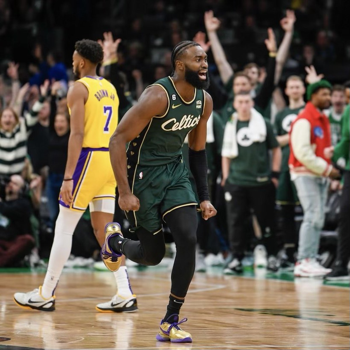 Em jogo emocionante, Lakers vencem os Celtics por um ponto e se