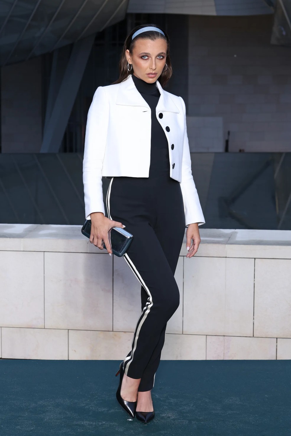 Emma Chamberlain no Prel&uacute;dio dos Jogos Ol&iacute;mpicos de Paris 2024 &mdash; Foto: Pascal Le Segretain/Getty Images