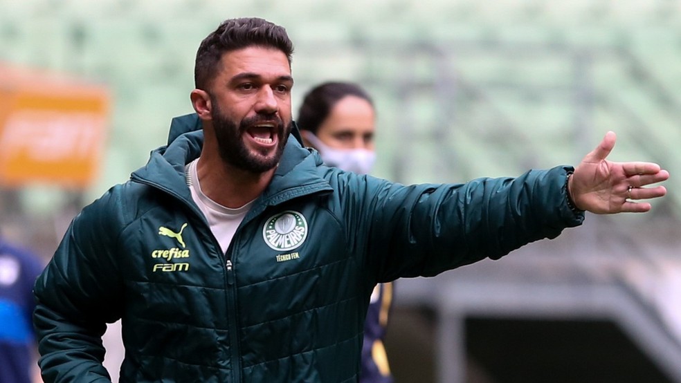 Ricardo Belli, técnico do Palmeiras  — Foto:  Fabio Menotti/Palmeiras