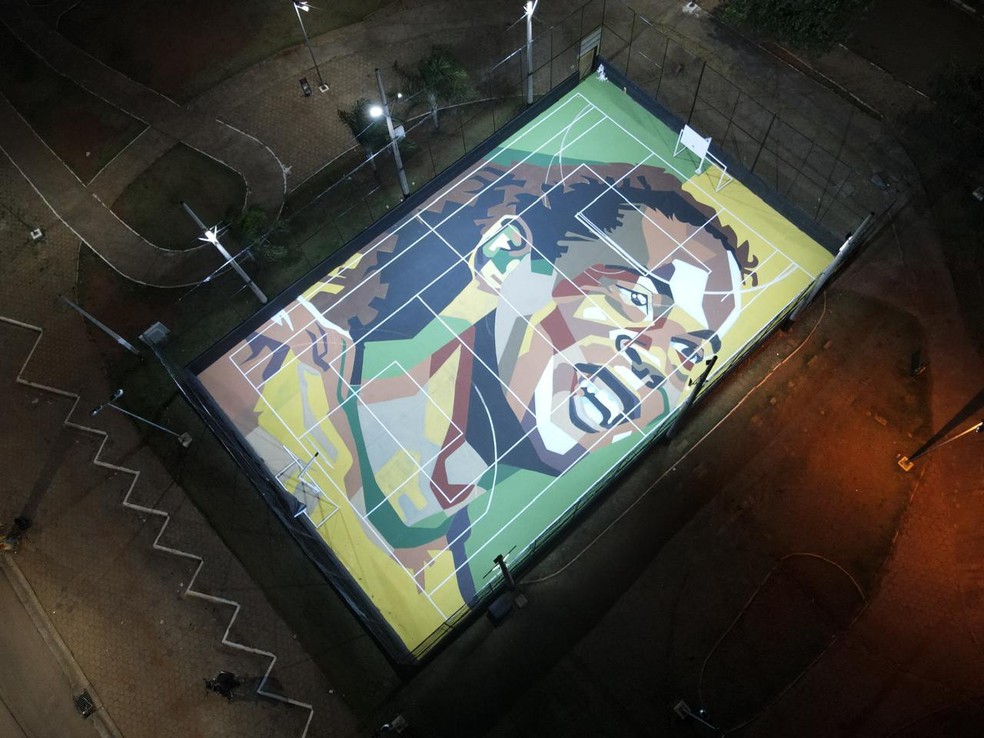 Mural de Neymar em Sumaré