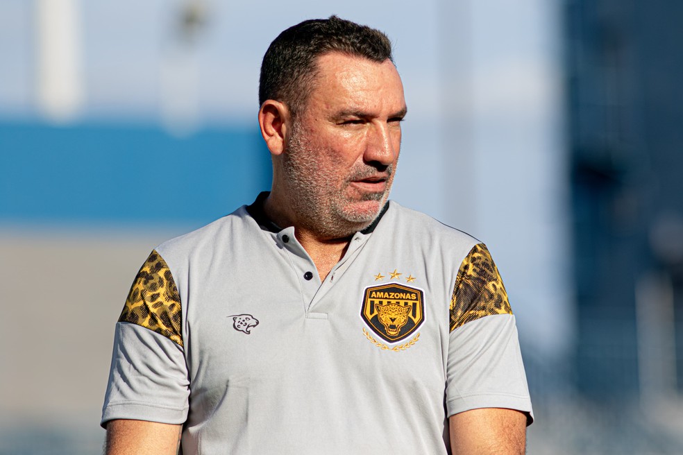 Amazonas oficializa Guilherme Alves como treinador para S&eacute;rie B. &mdash; Foto: Jo&atilde;o Normando/AMFC