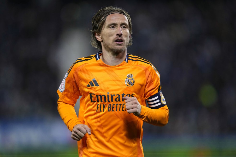 Modrić em Real Madrid x Leganés — Foto: Image Photo Agency/Getty Images