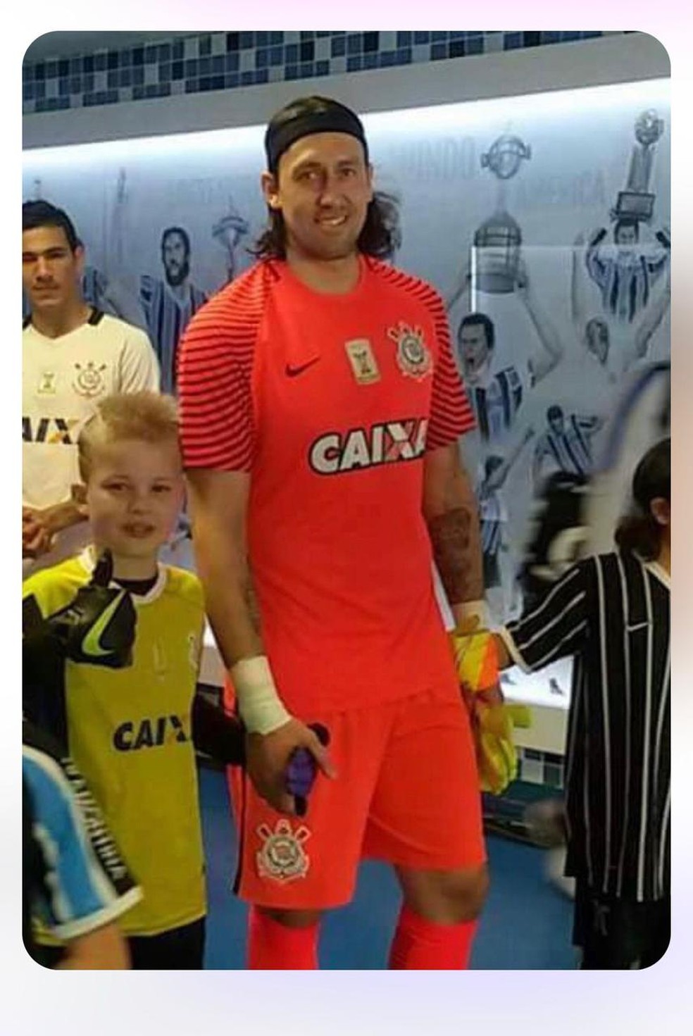 Ricardo Roewer e Cássio em foto que viralizou