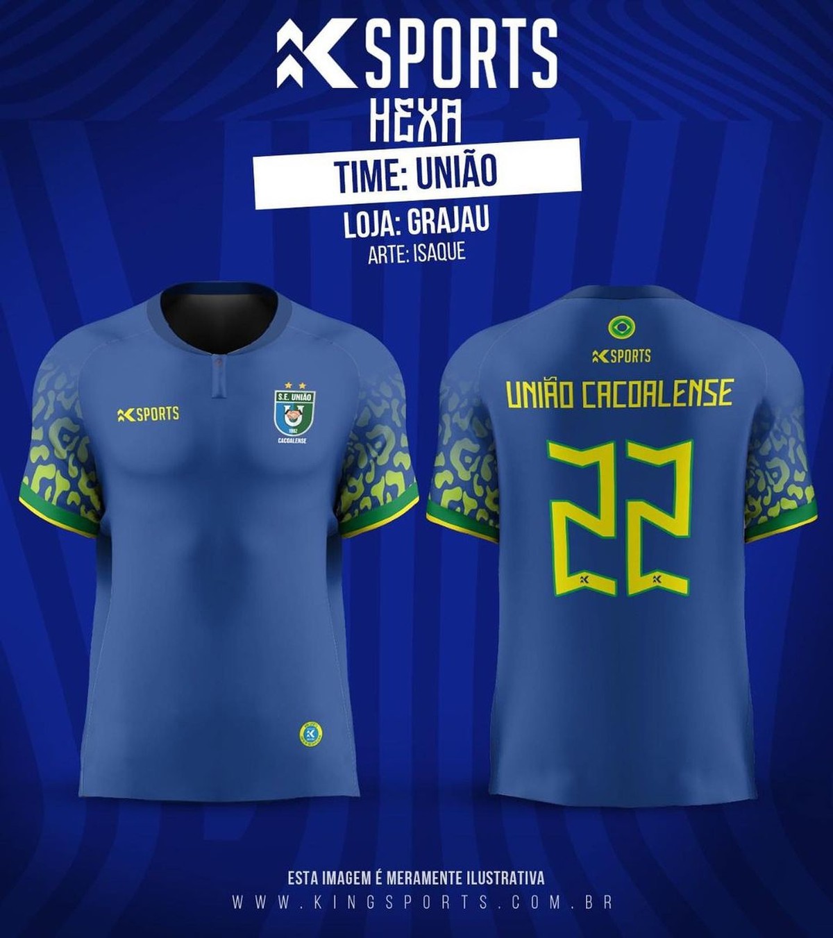 União Cacoalense tem novo patrocinador e lança camisas em homenagem a