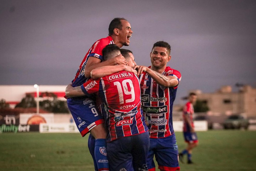 O Itabaiana pode chegar aos 32 pontos nesta primeira fase de Série D — Foto: Artur Aragão/AOI
