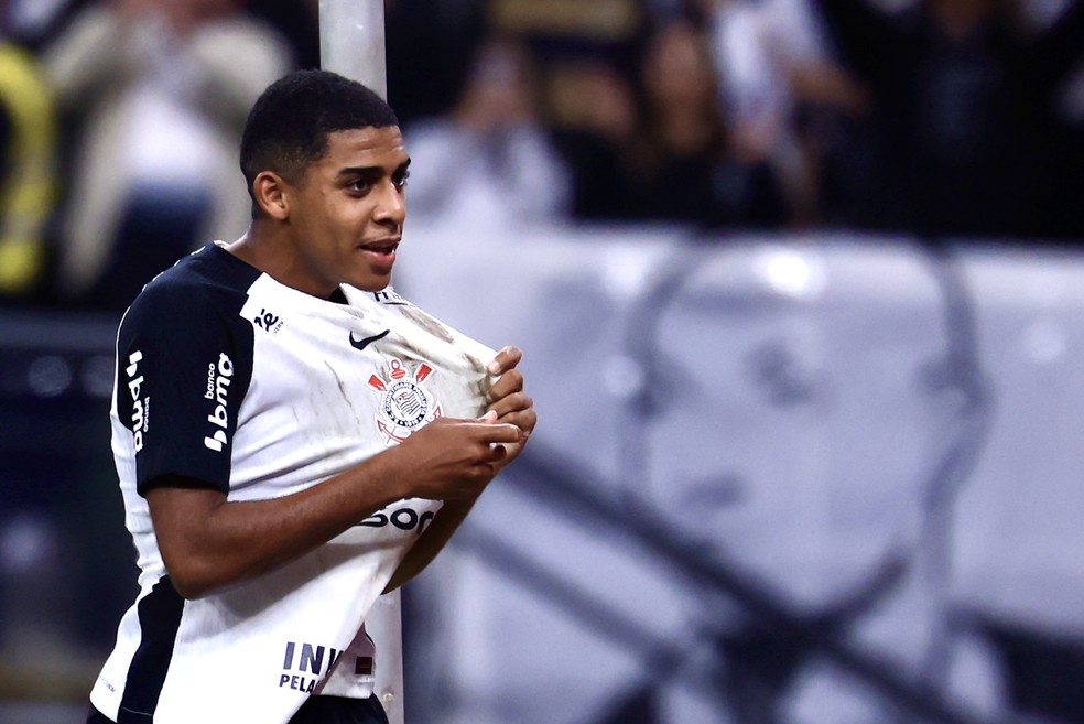 Gui Negão em Corinthians x Athletico-PR — Foto: Marcello Zambrana/AGIF