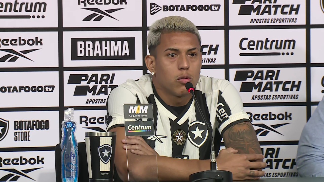 Matheus Martins diz que escolher o Botafogo foi fácil: 'Nem pensei duas vezes'